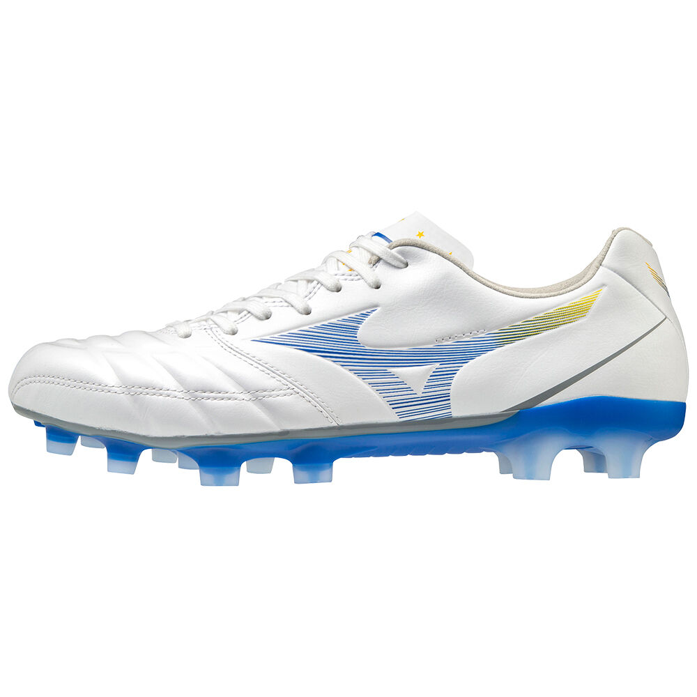 Chuteiras Mizuno Rebula Cup Elite - Homem - Branco - BGCEW2560